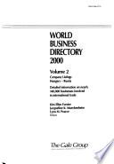 World Business Directory 2000