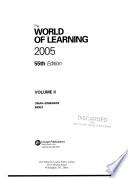 World of Learning 2005 Vol2