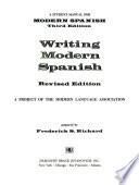 Writing Modern Spanish