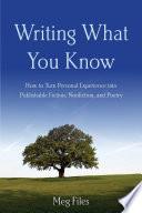 Writing What You Know