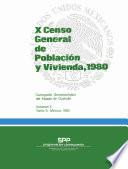 X Censo General de Población y Vivienda, 1980. Cartografía geoestadística del estado de Coahuila. Volumen I, tomo 5