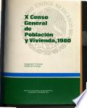 X censo general de población y vivienda, 1980: Estado de Durango