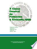 X Censo General de Población y Vivienda, 1980. Estado de Oaxaca. Volumen I. Segunda parte, tomo 20