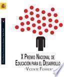 X Premio nacional de educación para el desarrollo Vicente Ferrer