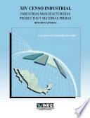 XIV Censo Industrial. Industrias manufactureras. Productos y materias primas. Resumen general. Censos Económicos 1994