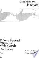 XIV [i.e. Décimocuarto] censo nacional de población y III de vivienda, 24 de octubre 1973: Cesar