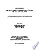 XX Simposio de Investigaciones Arqueológicas en Guatemala, 2006