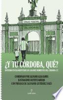 ¿Y tu Córdoba, qué?