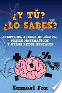 ¿y Tú? ¿lo Sabes?