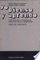 yo pienso y aprendo