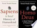 Yuval Noah Harari a Brief History of Humankind Sapiens & Homo Deus Books Set