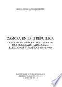 Zamora en la II República