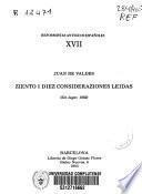 Ziento i diez consideraziones leidas