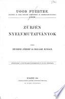 Zürjén nyelvmutatványok (Syrjànische Sprachproben)